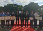 Pj Sekda Inspektur Upacara Hardiknas dan Hari Otoda