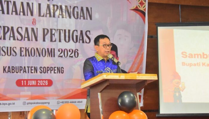 Bupati Soppeng Lepas 243 Petugas Sensus Ekonomi